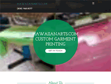 Tablet Screenshot of hawaiianarts.com